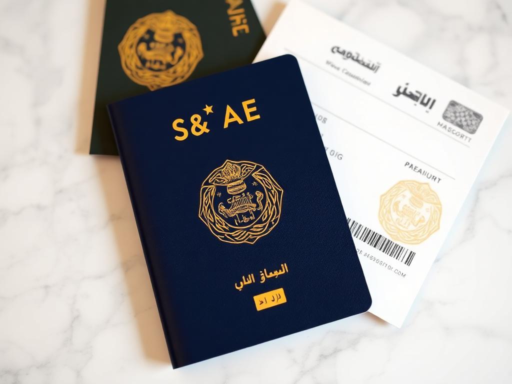 UAE passport and travel documents